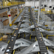 Amazon packages on conveyor belt